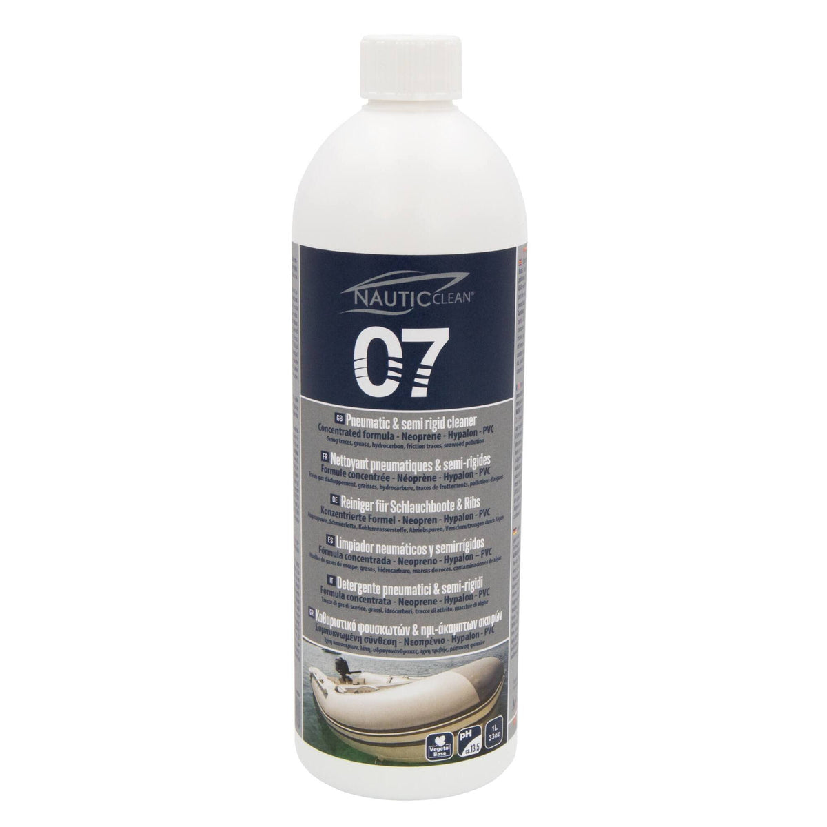Nettoyant pneumatiques et semi-rigides — Nautic Clean 07 — 25 L