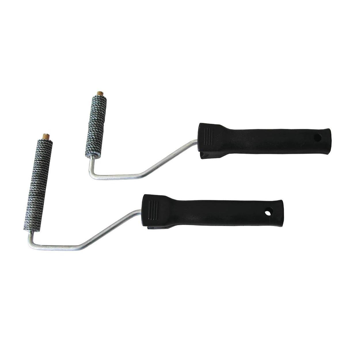 Rouleau débulleur de stratification — 80 mm — Largeur 80 mm — diamètre 18 mm