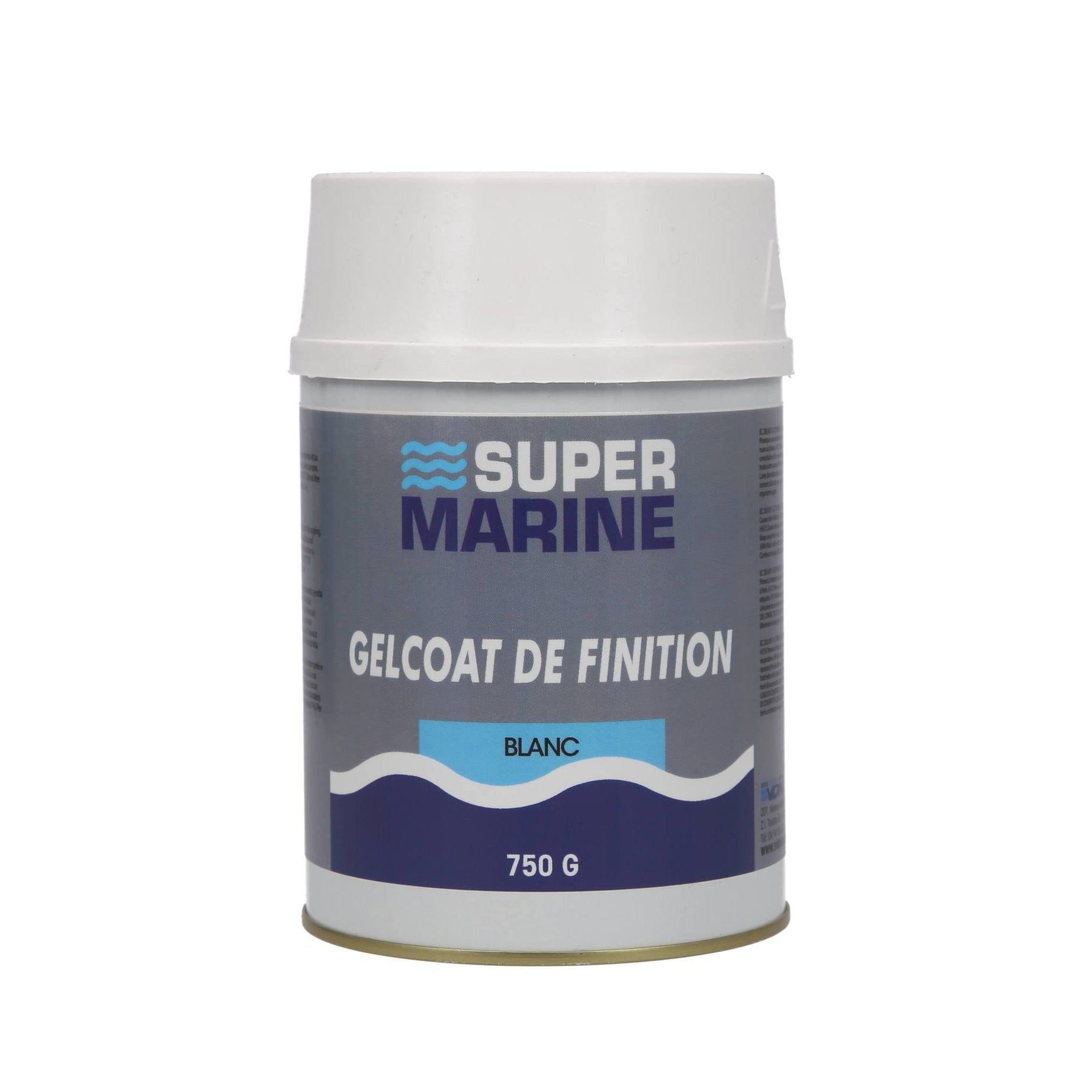 Gelcoat de finition blanc — Super Marine — 750 g