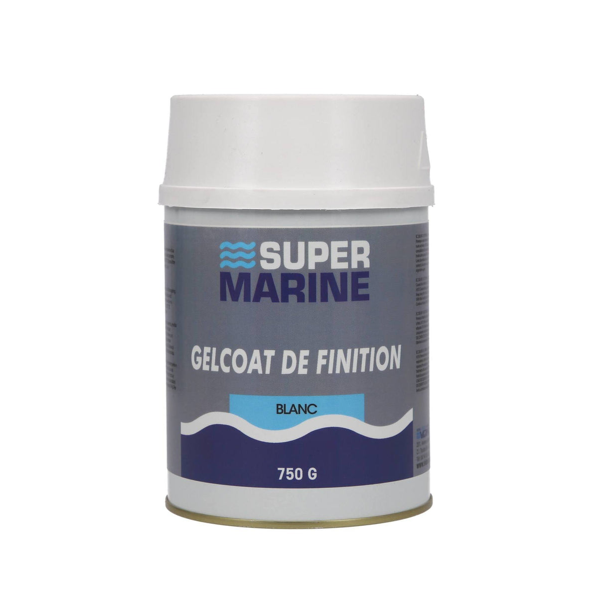 Gelcoat de finition blanc — Super Marine — 750 g