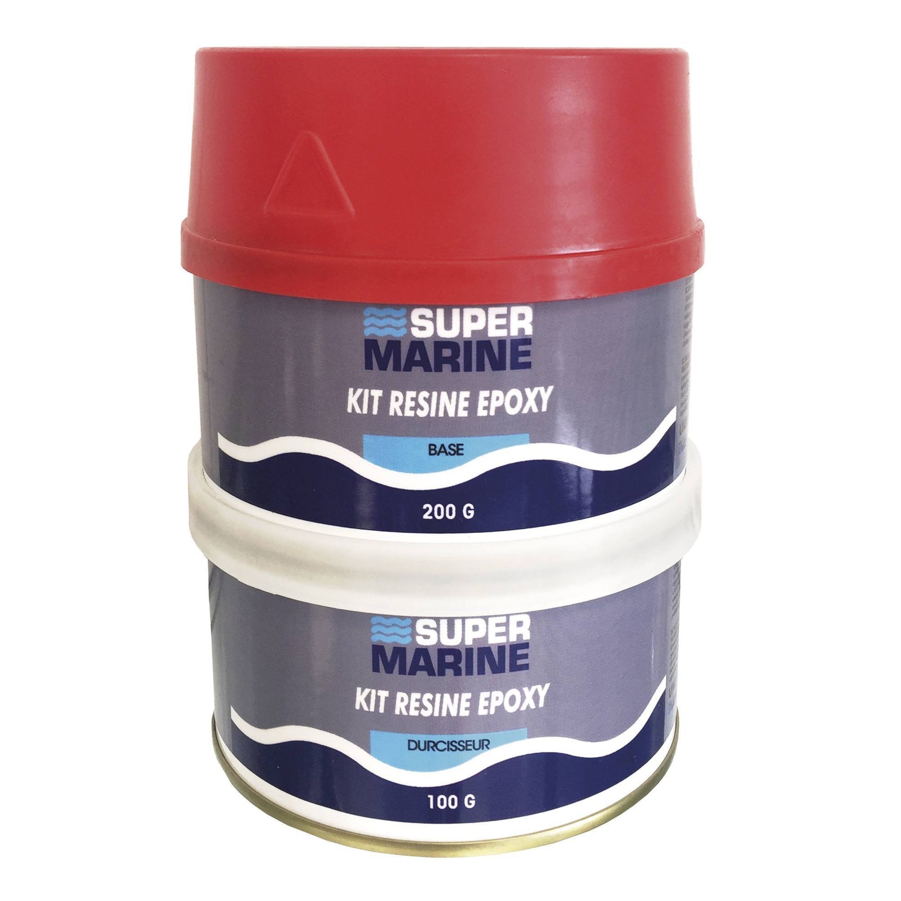 Kit résine époxy et durcisseur — Super Marine — Résine 300 g + durcisseur