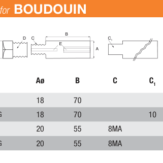 AA NR104 — schéma technique et dimensions du catalogue