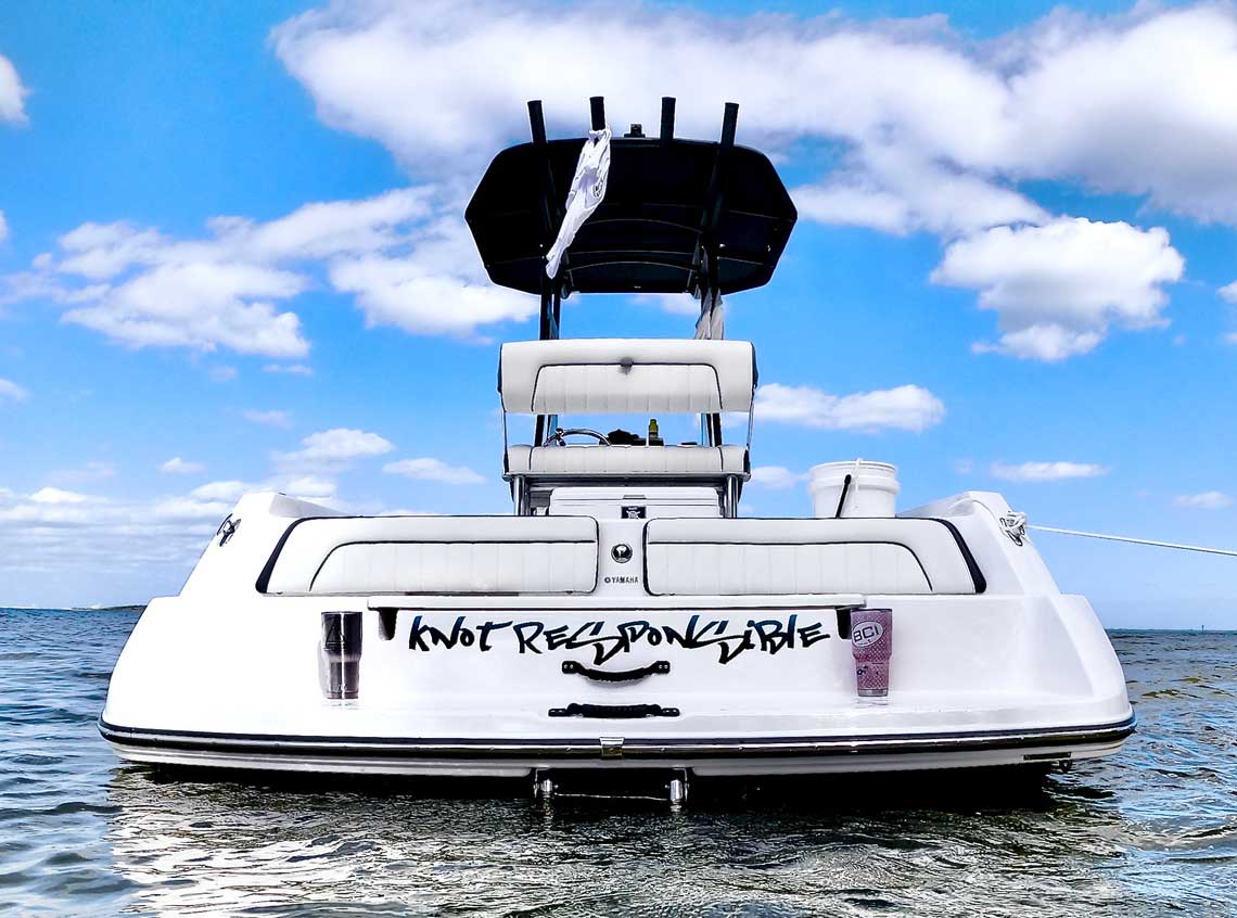 Lettres Bateau : pour navire de  + 12 m - Le Nettoyeur Bateau